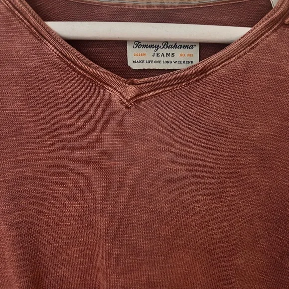 Men's Rust Long Sleeve Shirt - Picture 2 of 5